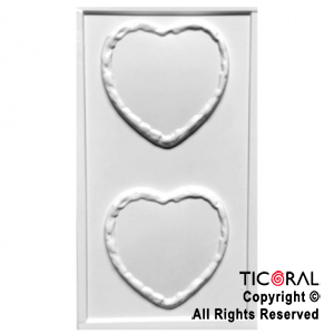 MOLDE C 1813 CORAZON CHOCOMENSAJES 115X100MM 70GR. APROX x 4